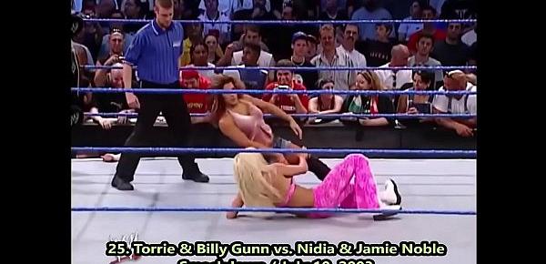  Torrie Wilson wrestling moves.